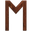 Wooden Runic E