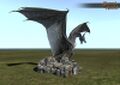 Town-sized Stone Dragon Statue