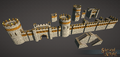 Golden Castle Walls