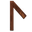 Wooden Runic L