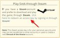 Play SotA through Steam
