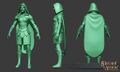 Low poly geo in ZBrush