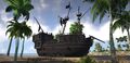 Shipwrecked Haunted Pirate Galleon