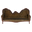 Brown Suede Sofa