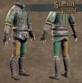 Fortified Cloth Armor with gloves and boots