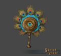 Ornate Feather Fan