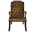 Brown Suede Arm Chair