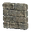 1Wx4Hx4L Rough Stone Square Block