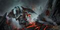 Concept painting by Stephen Daniele, inspired by passages from The Sword of Midras prequel novel by Tracy Hickman