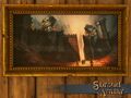 Hooded Figures Gate Painting