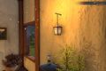 Diagonal Muntin Wall Light