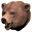 Pristine Grizzly Bear Head