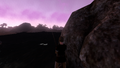 Fishing the Upper Falls at Dusk in Jaanaford